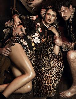 Sam Webb & Bianca Balti in Dolce & Gabbana su Interview Germany