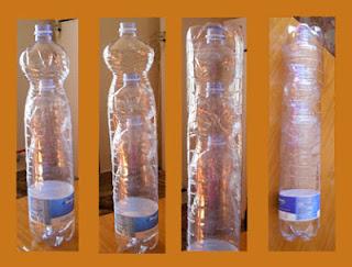 Riciclo: tutorial per la paltrona con le bottiglie di plastica