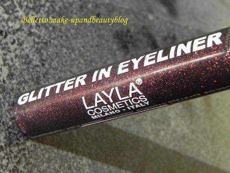 Layla - Glitter in Eyeliner col 7 Borgogna