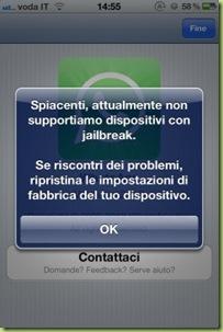whatsappiphonejailbreak thumb WhatsApp riconosce gli iPhone con Jailbreak