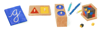 Google doodle dedicato alla Montessori