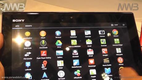 Anteprima Sony Xperia Tablet S   presentato IFA 2012