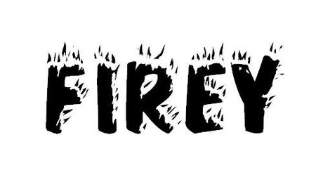font fire font fuoco