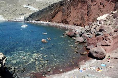 Santorini - day 2 - red beach & faros