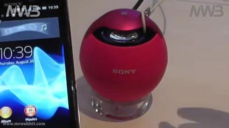 Accessori altoparlandi NFC da SONY presentato IFA 2012 Accessori altoparlandi NFC da SONY presentato IFA 2012