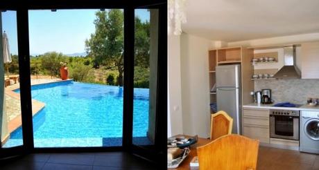 thalassa living room Poikilma Villas.