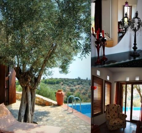 elia living room Poikilma Villas.