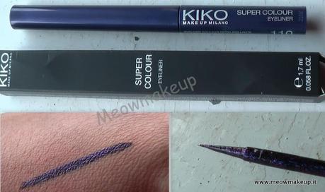 Haul KIKO Active Colors e nuovi water eyeshadow