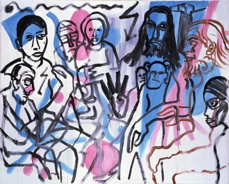 A.R. Penck, Geburtstag bei Harald, 1977, Cardi Black Box Milano Arte Expo