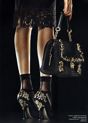 Dark baroque by Dolce & Gabbana su Elle Russia