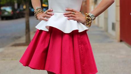 A new trend - Peplum tops