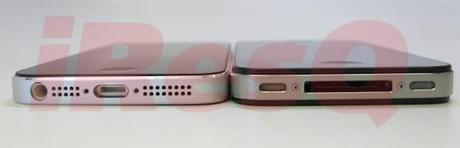 Foto mostrano differenza di spessore tra iPhone 5 e iPhone 4S