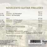 Novecento Guitar Preludes - La cover definitiva