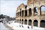 Visioni formali e informali di Roma sotto la neve