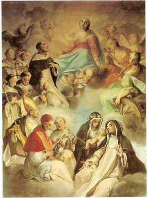 Una tela a Zibello onora l'ordine dei frati domenicani Una tela a Zibello onora l'ordine dei frati domenicani