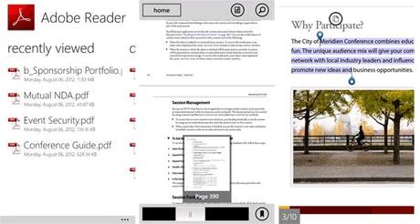 Adobe Reader il .PDF per Nokia Lumia 610, Lumia 800, Lumia 710, Lumia 900