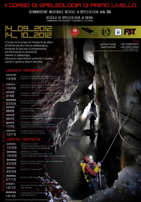 Corso di Introduzione alla Speleologia a Siena Corso di Introduzione alla Speleologia a Siena