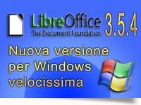 LibreOffice 3.5.4 - Velocissimo - Windows 