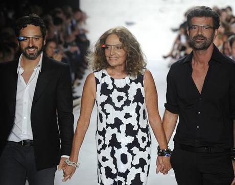 Diane von Furstenberg e gli occhiali Google