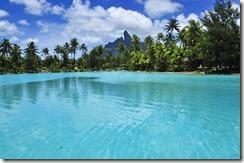 Mount Otemanu, Saint Regis Bora Bora Resort, Bora Bora, Inseln unter dem Wind, Gesellschaftsinseln, Französch-Polynesien, PROPERTY RELEASED, 