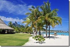 Saint Regis Bora Bora Resort, Bora Bora, Inseln unter dem Wind, Gesellschaftsinseln, Französch-Polynesien, PROPERTY RELEASED, 