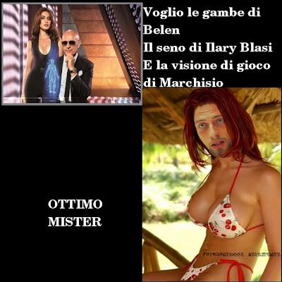fotomontaggio mediaset premium :visione di gioco di Marchisio