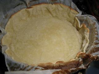 Crostata pesche e uva