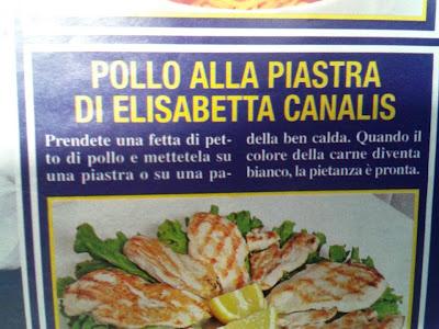 Elisabetta Canalis e le ricette banali...