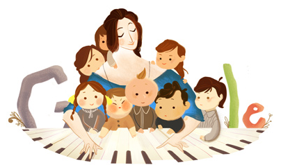 google_clara Da Google un doodle per Clara Schumann