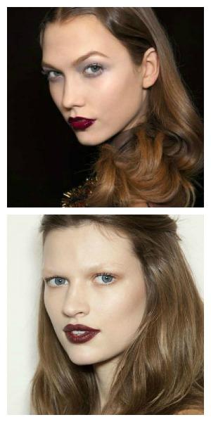 Fall 2012 Make Up Trends: Dark Lips vs. Nude Lips