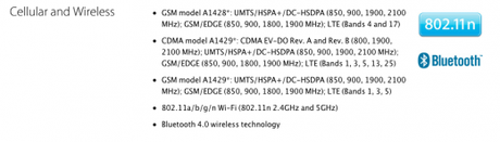 iphone5 cellularspecs 520x149 Apple will need new iPhone 5 models if it wants to cover the worlds LTE networks