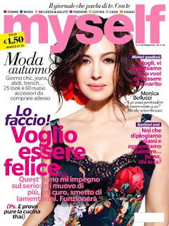 Monica Bellucci in Dolce & Gabbana su Myself Italia