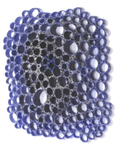 MERAVIGLIOSE TEXTURES ORGANICHE NEI QUADRI DI CARTA E STOFFA DI ELISA D'ARRIGO