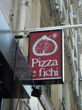 Pizza e fichi: pizza “alla romana”