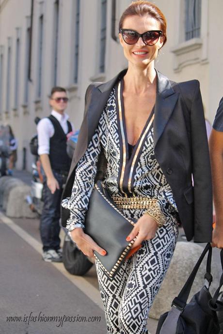 Milano Fashion week: outfit for Ermanno Scervino Show