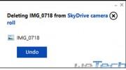 SkyDrive - Cancellazione di un file