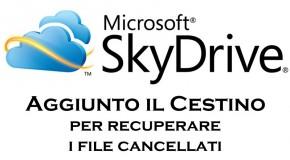 SkyDrive - Aggiunto il cestino - Logo