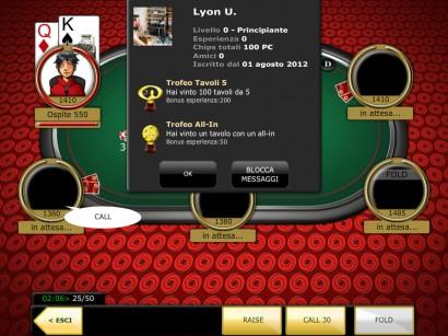 foto 52 410x307 Poker Club for Fans: il primo poker made in Italy sbarca su App Store review Poker Lottomatica iOS 