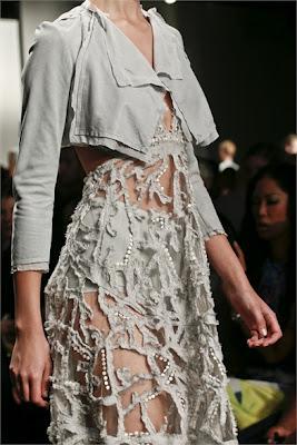 Details from New York Fashion Week s/s 2013 runways.
