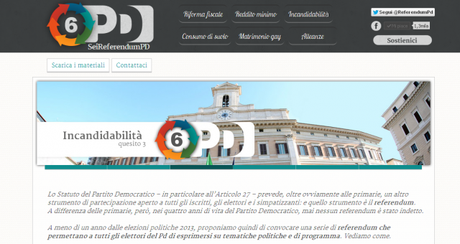I sei referendum di Pippo Civati e Prossima Italia: firmiamo e discutiamone
