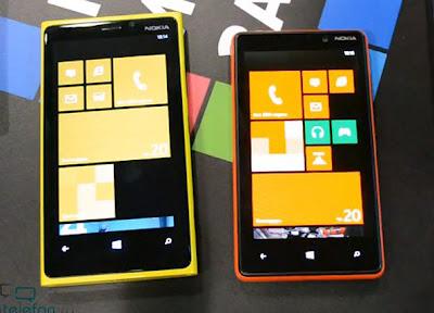 I protagonisti del momento: i Nokia Lumia 920 e 820