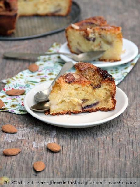 Torta light con fichi e mandorle... chi viene a colazione?