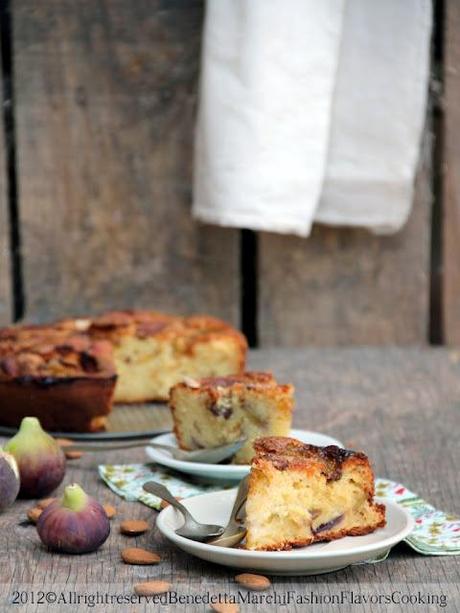 Torta light con fichi e mandorle... chi viene a colazione?