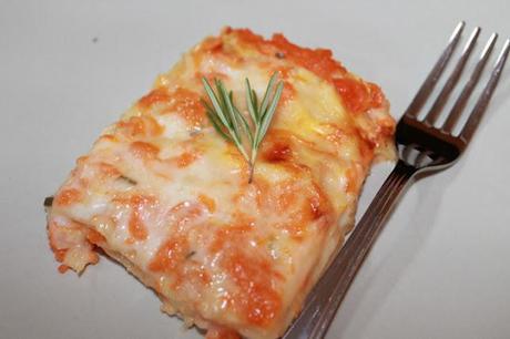 Lasagne alla zucca e scamorza affumicata