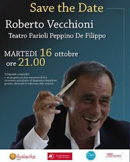 Roberto Vecchioni per Viva la Vita Onlus, il 16 ottobre a Roma