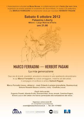 Chi va con lo Zoppo... non perde il tributo a Herbert Pagani di Marco Ferradini Chi va con lo Zoppo... non perde il tributo a Herbert Pagani di Marco Ferradini