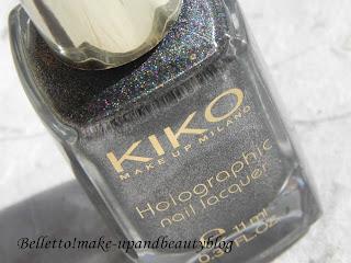 Kiko - Holographic Nail Lacquer n.400 Steel Grey Lavish Oriental Collection