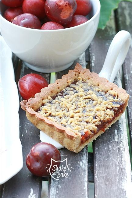 Crostata al farro e confettura di susine