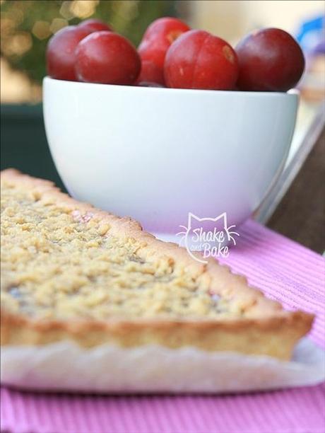 Crostata al farro e confettura di susine