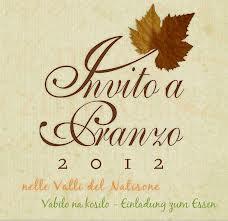 “Invito a Pranzo 2012” nelle Valli del Natisone